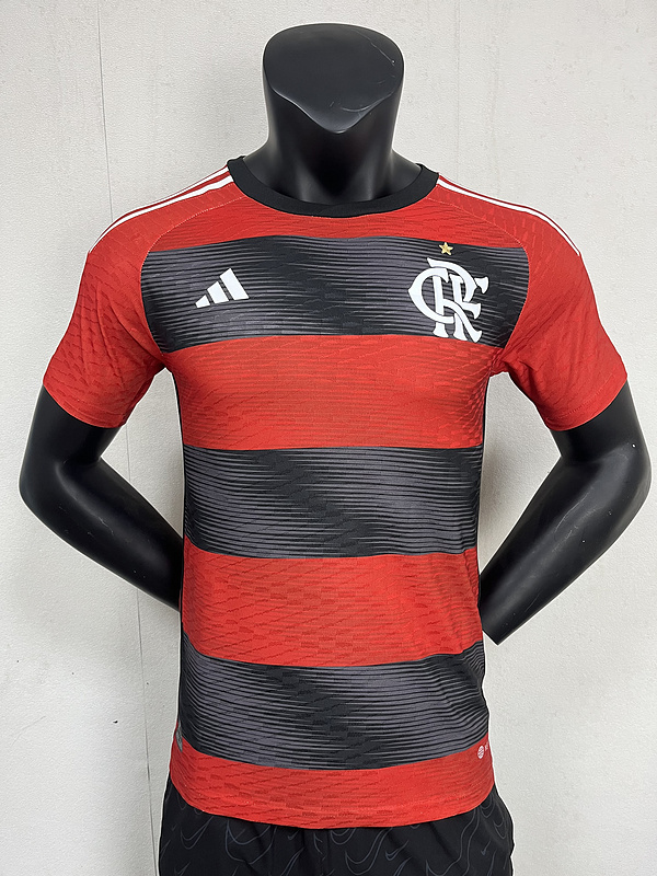 AAA Quality Flamengo 23/24 Home Soccer Jersey(Player)